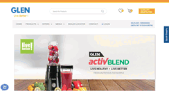 Desktop Screenshot of glenindia.com